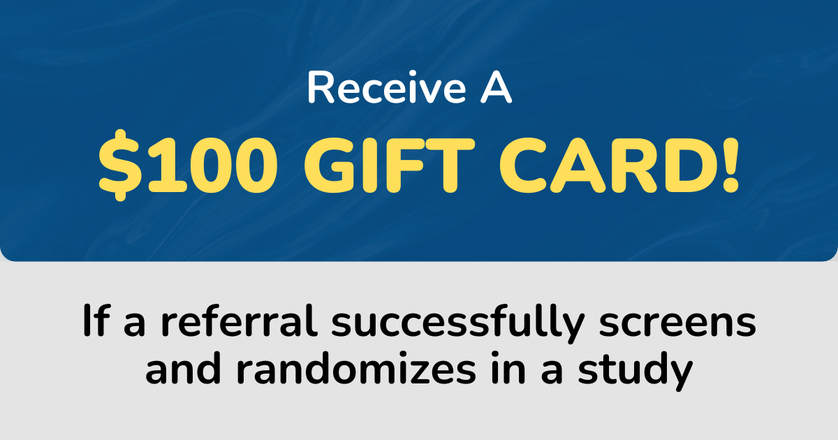 Refer a Friend and receive a $100 Gift Card!