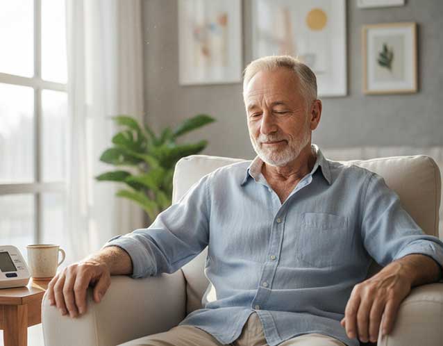 cardiovascular-disease-clinical-study Man with cardiovascular disease considering a clinical research study