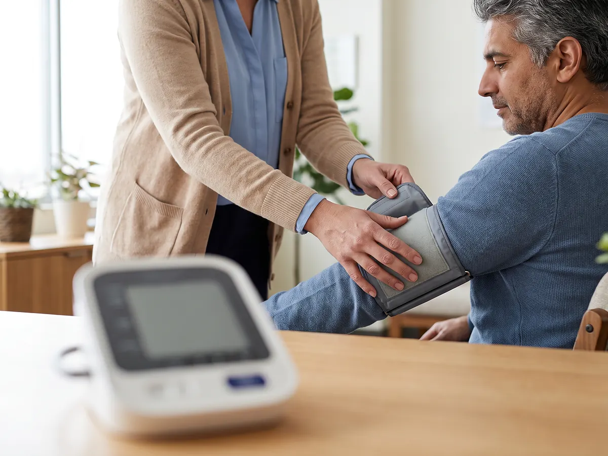 high-blood-pressure-clinical-trial-tampa-fl Blood pressure check during a high blood pressure clinical trial in Tampa FL